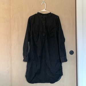 Universal Standard Hannah Stretch Cotton Chambray Shirt Dress Women's size 10/12